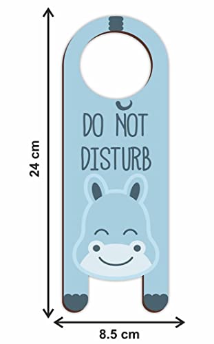 Image of KREEPO Do Not Disturb MDF Door Sign Hanger Size(24cm x 8.5cm) kr57
