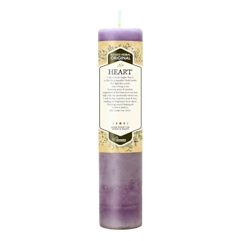 Blessed Herbal Candle - Heart Cover