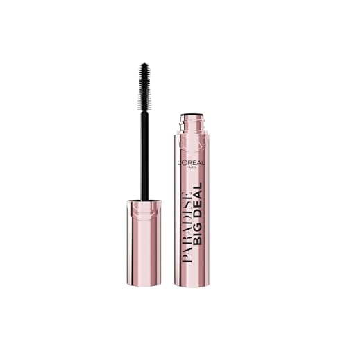 LOréal Paris Mascara Paradise Big Deal Lengthening and Volumising Mascara For Buildable Lash Impact No Clumping Suitable for Sensitive Eyes and Contact Lens Wearers Washable Black
