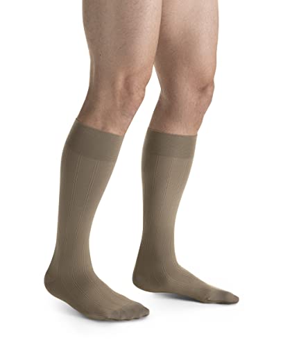 Image of JOBST 113110 BSN Medical Sock with Closed Toe, Knee High, Large, 15-20mmHg, Khaki