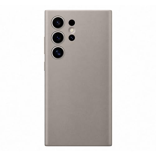 -Marchio: Samsung Samsung Vegan Leather Case cover in pelle vegetale per Galaxy S24 Ultra, Taupe