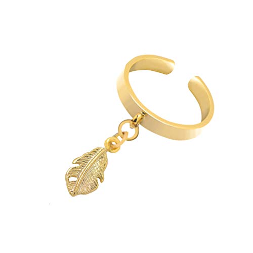 Image of Spinningdaisy Dangling Mighty Tiny Charm Adjustable Ring