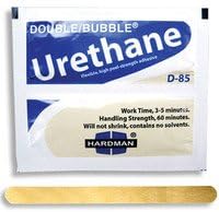 Hardman 04023 - Hardman Double Bubble Urethane, Blue/Beige Packet, High Sheer Strength Adhesive (100pkg/box)