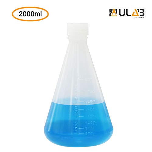 Fioles coniques Erlenmeyer incassables ULAB Scientific pour préparations