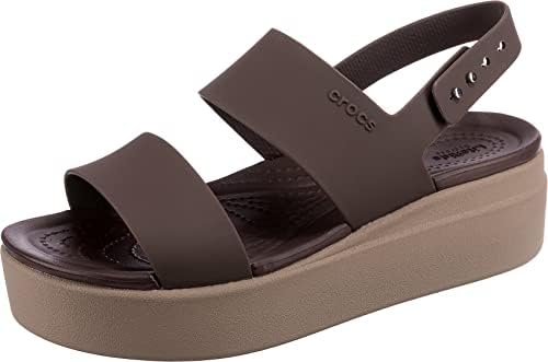 Crocs Womens Brooklyn Low Wedges, Platform Sandals