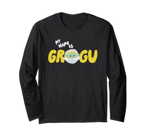 T-shirt Grogu Star Wars manches longues anti-irritation en coton pour peau sensible