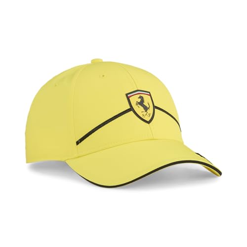 Casquette de baseball PUMA Ferrari jaune vitesse SS25 ajustable accessoire de mode motorsport