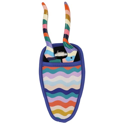 Secateurs With Pouch - Wiggle Design, Multicoloured - Image 3