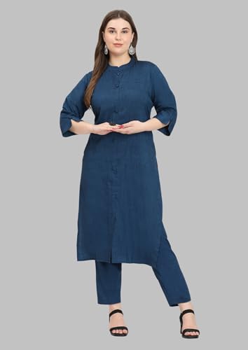 Image of SINDOORI Collar Kurta for Women Solid Colour S to 6XL Plus Size Kurta for Women