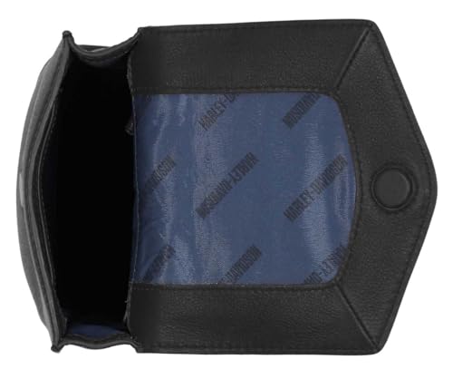 Harley-Davidson Women's Bar & Shield Chain Leather Crossbody Hip Bag - Black4