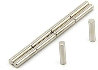 N42 Neodymium Magnet for Arts, Crafts, Model Making, DIY, Hobbies, Office, and Home - 3mm dia x 13mm thick - 0.42kg Pull - Pack of 10