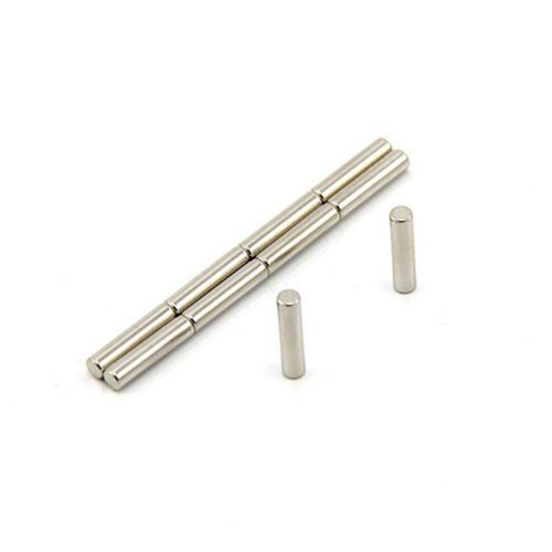 N42 Magnet de Neodimio Para Artes, Manualidades, Fabricación de Modelos, Bricolaje, Pasatiempos, Oficina Y Hogar   3mm Dia x 13mm de Espesor   0.42kg   Paquete de 10
