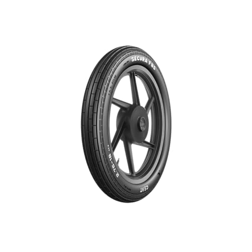 Image of CEAT 2.75-18 SECURA F85 42P TUBELESS TYRE | Front | Car Tyre for Front and Rear