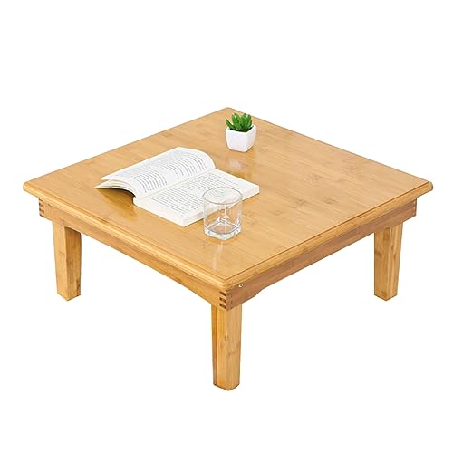 Table de sol japonaise pliante pour créer un coin thé près de la baie vitrée