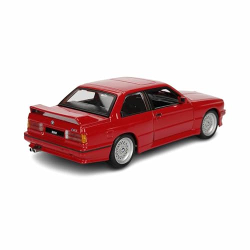 Bburago BMW M3 (E30) Die-Cast a Escala 1:24 Rojo miniatura 2