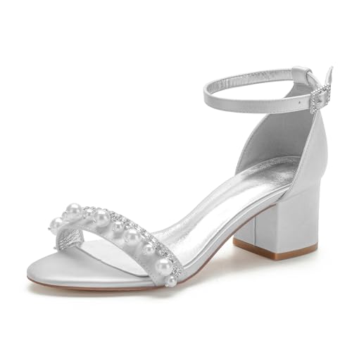 Sandales à talons épais pour éviter les douleurs aux pieds au mariage