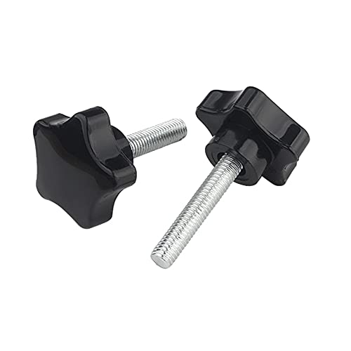 Oneyijun 4 Pcs M10 x 40mm Star Clamping Knob Grip Thumb Screw Head Diameter 38mm Knobs Nut Screws Tightening Thread Replacement Machine Handle by Oneyijun - Image 3