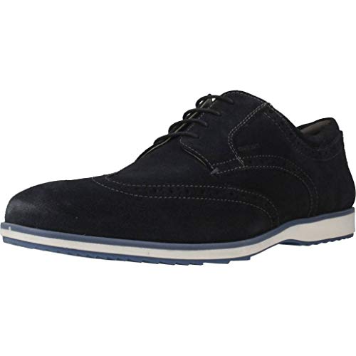 Geox Men's U Blainey a Brogues, Navy C4002, 10.5