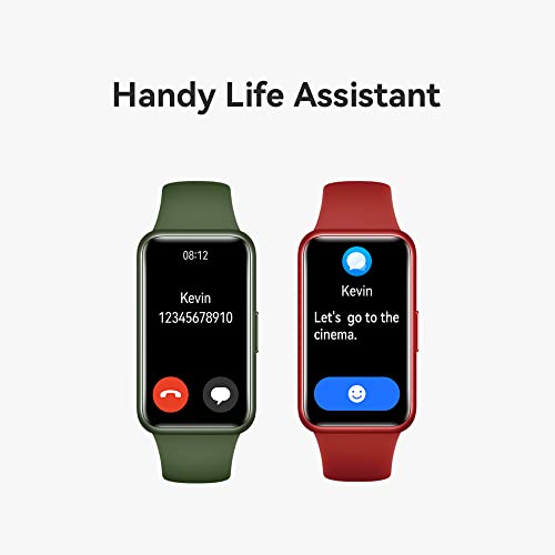 Huawei Band 7 Activity Tracker - Smart-Band bis zu 2 Wochen Akkulaufzeit mit Blutsauerstoff- und Herzfrequenz-Monitor - Multi-Sport-Fitness-Tracker mit Schlaf-Tracking und Stress&uuml;berwachung - Nebula