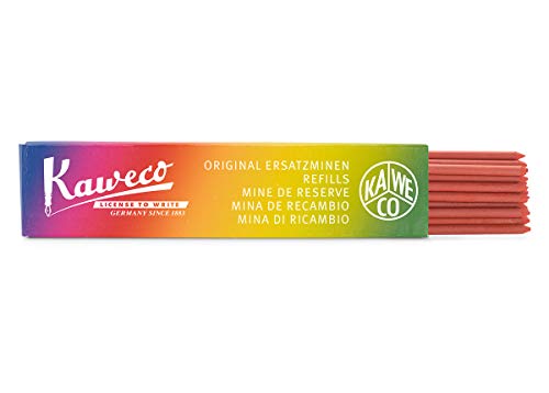 Mines de rechange 2,0 mm rouges Kaweco pour corriger sans ratures