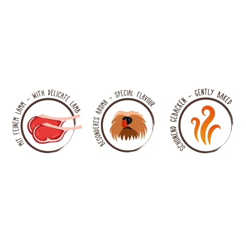 Sammy´s Kräuterknochen | Schonend gebackene Hundesnacks | Kräuterknochen mit feinem Lamm | 1 kg