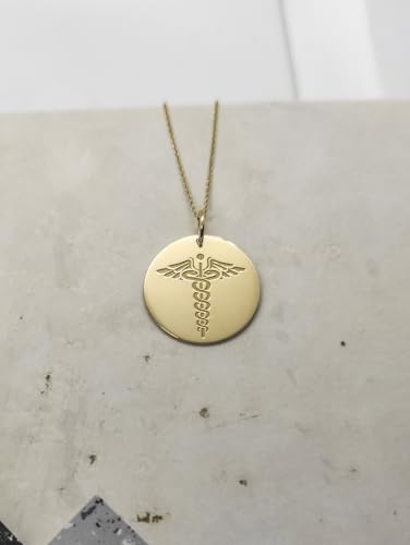 Collier pendentif pièce gravée d'un symbole unique, un lien éternel - 2