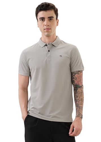 Image of Nostrum Cotton Half Sleeve T-Shirt for Men Boys, Regular Fit, Cherry, Stylish Mens T-Shirts, Polo T Shirt for Man, Collar T Shirts for Men