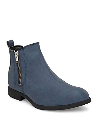 Image of HiREL'S Men's Chelsea Zipper Boots | Soft Cushioned Insole, Slip-Resistance, Dynamic Feet Support, Arch Support & Shock Absorption