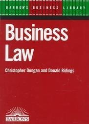Paperback Business Law (Barron's Business Library Series) Book