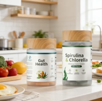 Salute intestinale e Spirulina: Supporta la salute dell'apparato digerente | migliora l'energia e la vitalità quotidiana, aiuta nella disintossicazione, regola il sistema immunitario, non OGM, vegano
