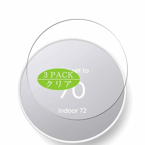 VacFun 3 Piezas Protector de Pantalla, compatible con Google Nest Thermostat, Screen Protector Película Protectora (Not Cristal Templado)