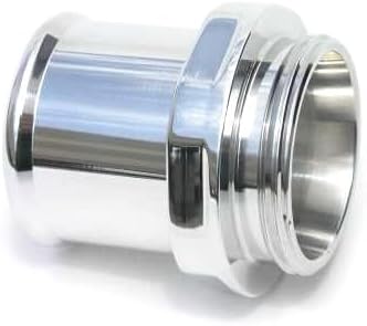 Meziere WN0032U Polished Water Neck Fitting for 1.50" Hose