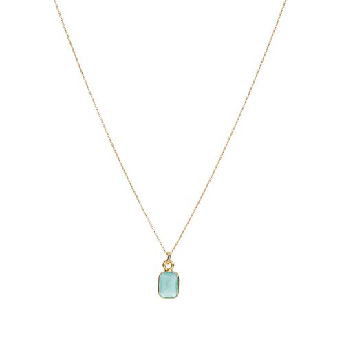 CHALCEDON BAGUETTE ◦ feine goldene Kette