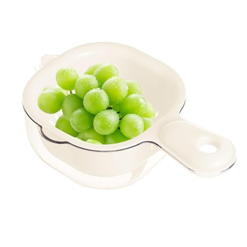 Escurridor de alimentos, práctico colador de frutas portátil, práctico lavabo de cocina portátil con asa, cesta de drenaje para pasta, frutas, verduras