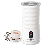 ミルクフォーマー 電動ミルク泡立て器 ミルクフローサー 4モード切替 400W出力 240ml カフェラテ カプチーノ ホットミルク ラテアート 静音操作 白
