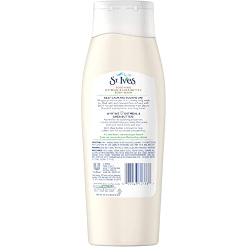 St. Ives Oatmeal And Shea Butter Moisturizing Body Wash 13.50 Oz (Pack Of 3) #TOP7