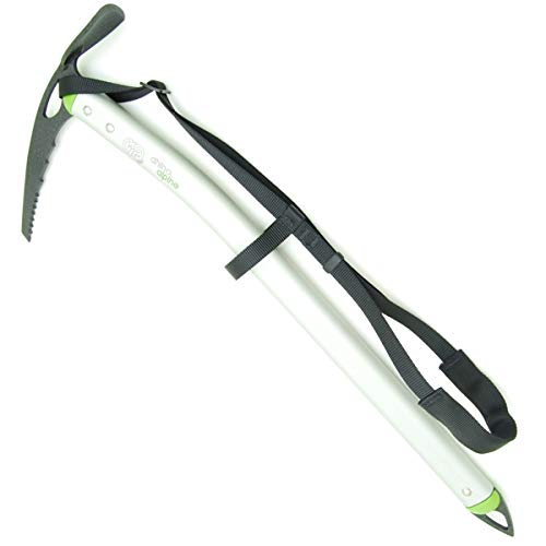 Kong. Dhino Alpine. Piccozza Alpinismo Tecnico. Corpo Curvo in Alluminio. Becca e Puntale in Acciaio. CE EN 13089/1. Made in Italy. 60cm
