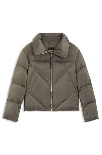100% poliammide BOSS C_ padilena Giacca Outerwear, Open Green 344, 42 Donna