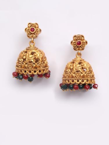 Joyas Radhe Krishna chapadas en oro que celebran tu esencia 5