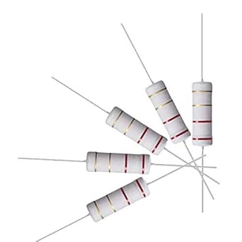 Chanzon 100pcs 100K Ohm Resistor 1/4W (0.25W) Metal Film Fixed 5 thumbnail image
