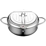 Expérience de friture plus sûre : le design profond aide à prévenir les éclaboussures d'huile pendant la cuisson, un environnement plus sûr dans votre cuisine lorsque vous préparez de délicieux repas.