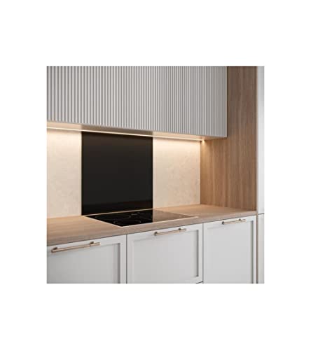 Saint-Gobain Fond de hotte en verre EMAILLE Noir 45x60