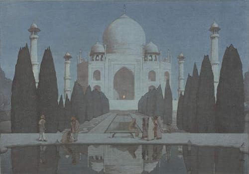 Affiche Toile le Taj Mahal la nuit pour habiller un mur vide avec un art portrait élégant
