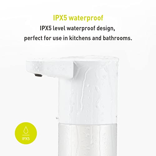 Image of EKO Touchless Automatic Soap Dispenser for Kitchen Sink and Bathroom, Liquid Hand and Dish Soap Dispenser, 10.5 fl oz