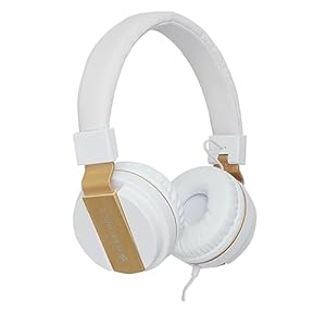 Zebronics Newly Launched Storm Wired On Ear Headphone with 3.5mm Jack, Built-in Microphone for Calling,1.5 Meter Cable, Soft Ear Cushion, Adjustable Headband,Foldable Ear Cups(White)