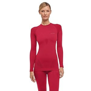 FALKE Women’s Warm Round Neck W L/S Sh Functional Yarn Quick Dry 1 Piece Base Layer Top (Pack of 1)