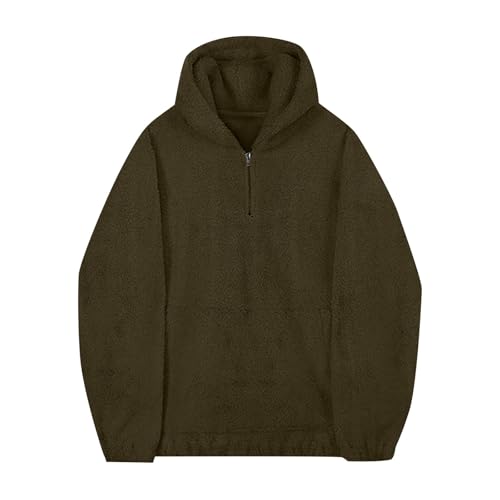 Sweat à capuche homme grande taille polaire zippé veste chaude manches longues