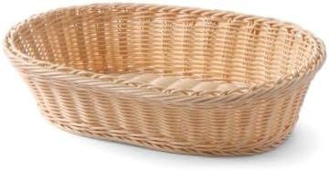 HENDI Koszyk ze wzmocnionego polirattanu - owalny 380x270x90mm