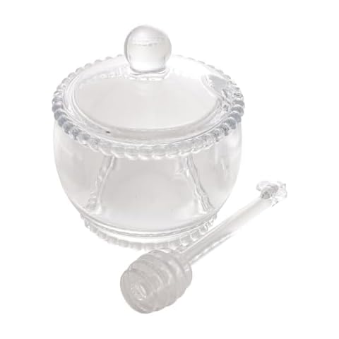 WOLFF Crystal Honey Pot Set Cover