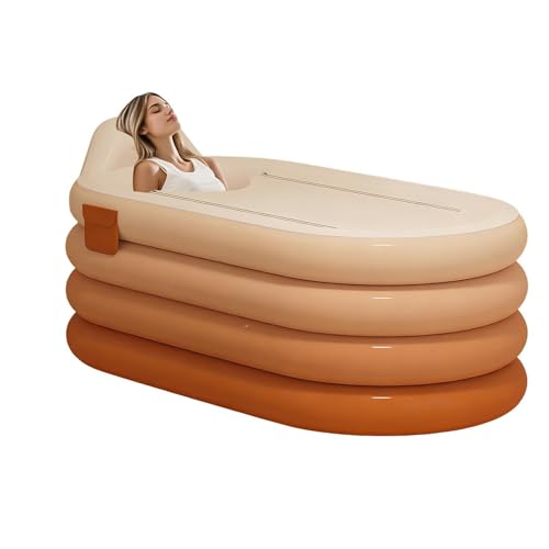 Tubo inflable | Herramienta de lavado y lavado de cuerpo completo, portátil para adultos | Tubos de recuperación de spa relajantes para apartamentos de hotel en casa, hombres y mujeres, atletas
